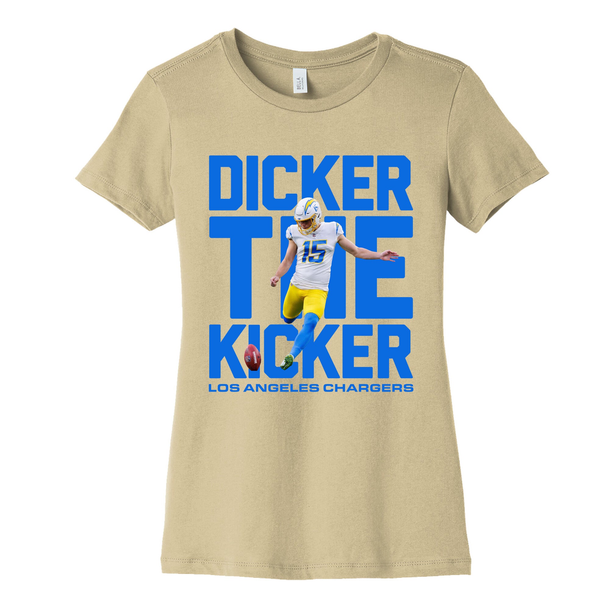 Dicker the Kicker Womens Cotton Tee